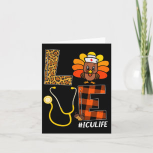 Carte Infirmière Turquie Thanksgiving Day Love Nurse Lif