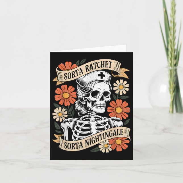 Carte Infirmière un peu Ratchet un peu Nightingale squel (Devant)