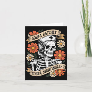 Carte Infirmière un peu ratchet un peu squelette de Nigh