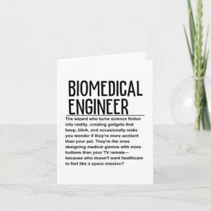 Carte Ingénieur biomédical