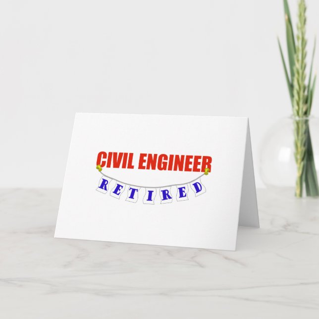 CARTE INGÉNIEUR CIVIL RETRAITÉ (Devant)