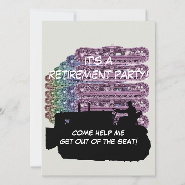 Carte Ingénieurs d'exploitation Bulldozer Opérateur Retr (Devant)