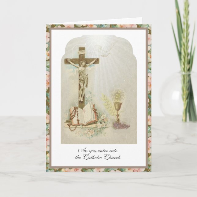 Carte Initiation à la foi catholique dans l'Église RCIA (Devant)