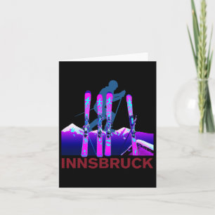 Carte Innsbruck Ski Et Snowboard Retro 90s Innsbr