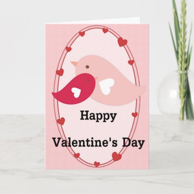 Carte Inséparable Heureuse Sainte-Valentin d2 (Devant)