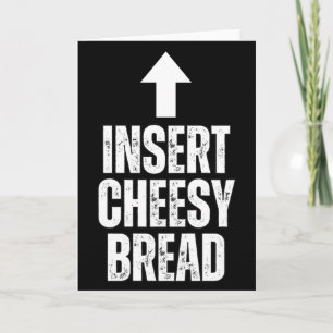 Carte Insérer Pain Fromage Drôle Amateur De Nourriture Z