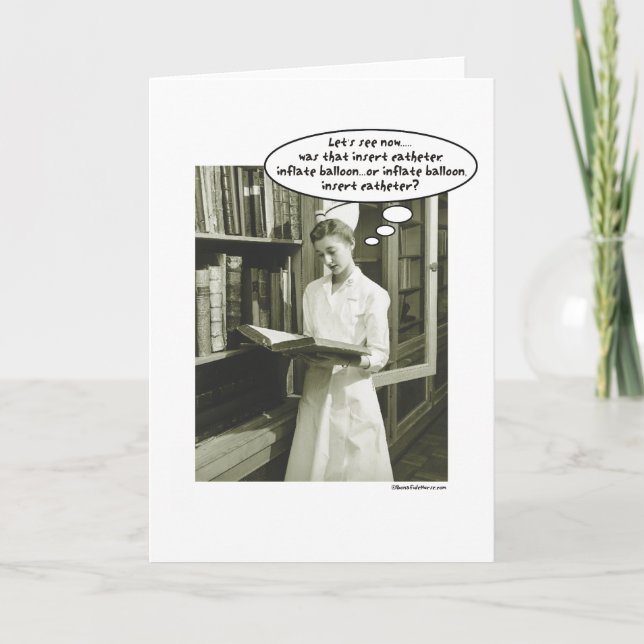 Carte Insérez le ballon gonflable du cathéter ou..... (Devant)