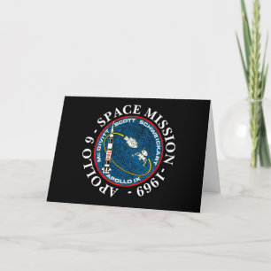 Carte Insigne Apollo 9 Space Mission 1969