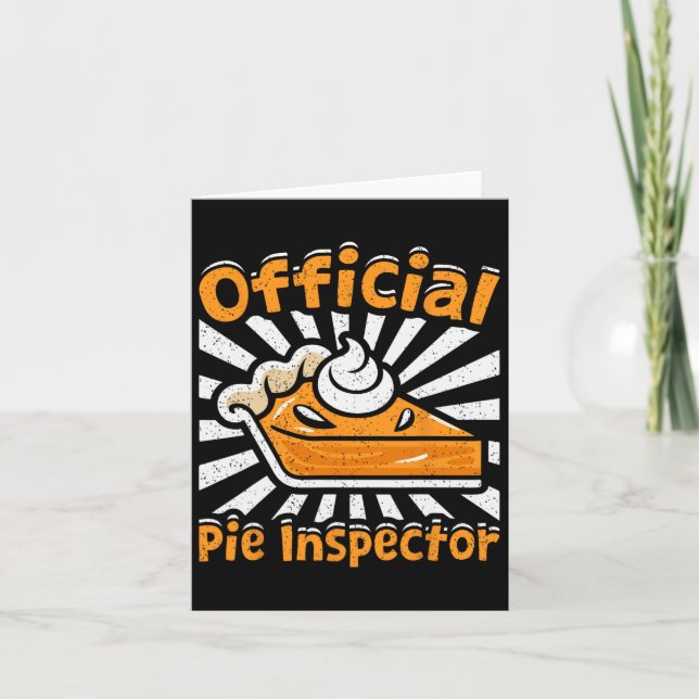 Carte Inspecteur officiel du secteur Funny Citrouille de (Devant)