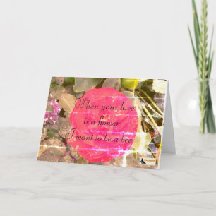 Carte Inspirante - Amour