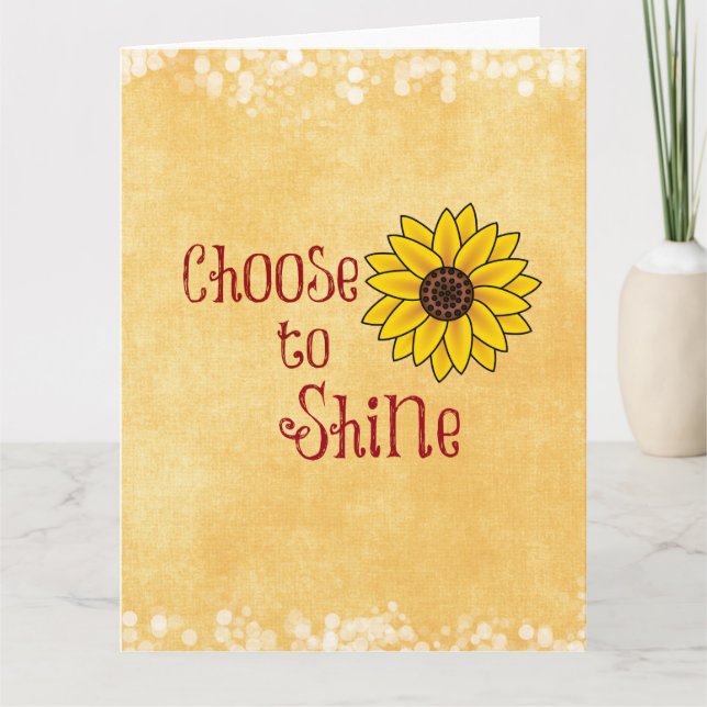Carte Inspiration Choisissez de faire une citation avec  (Devant)