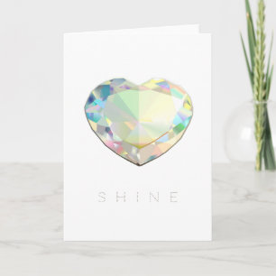 Carte Inspiration Cœur de Diamant