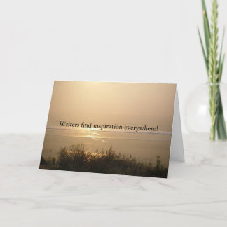 Carte Inspiration d'auteur