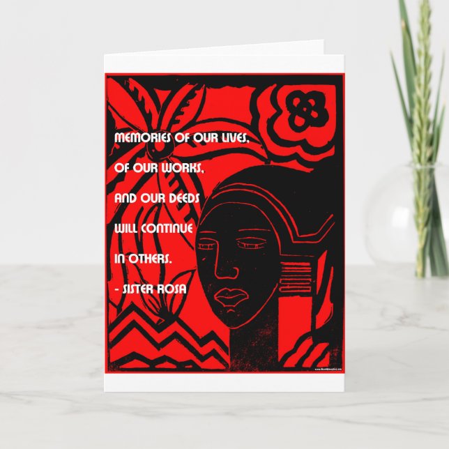 Carte Inspiration de soeur Rosa (Devant)