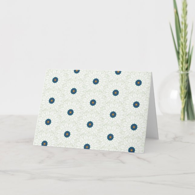 Carte inspiration du paon (Devant)