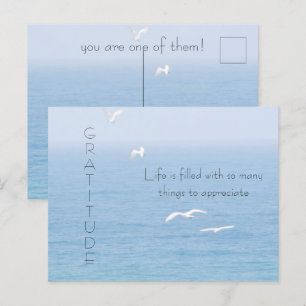 Carte Inspirational Birds over Ocean