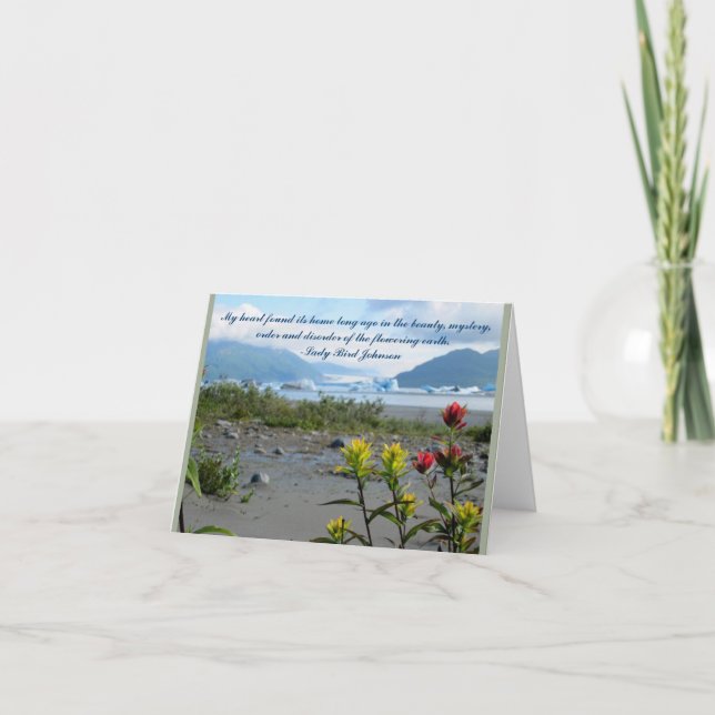 Carte Inspirational Quote notecard (Devant)