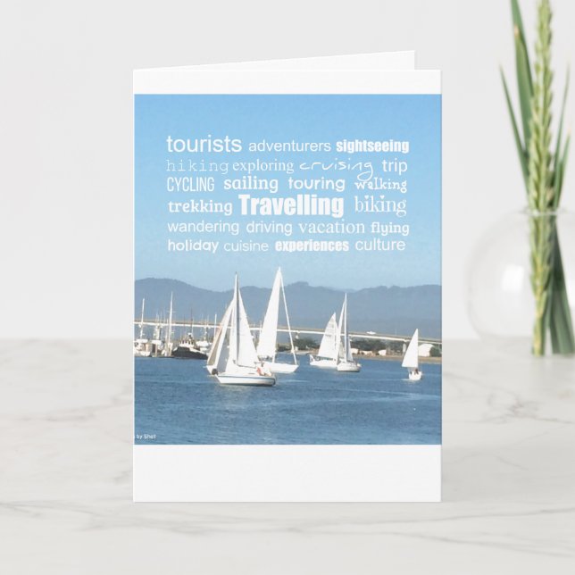 Carte Inspirational Travelling Words (Devant)