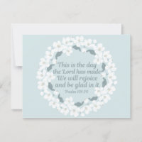 Inspirationnel Psaume chrétien 118:24 Réjouissez-v