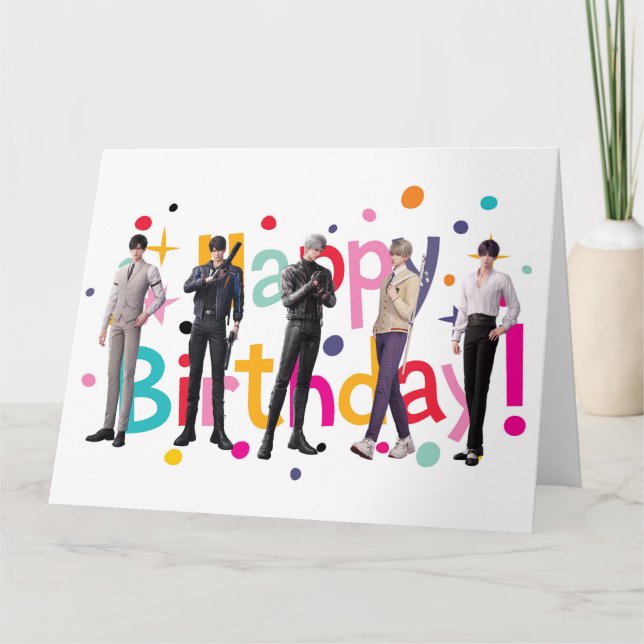 Carte inspirée Sylus Caleb Xavie Love and Deepspac (Devant)