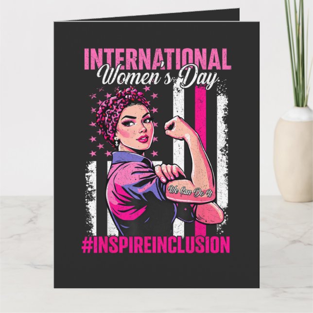 Carte Inspirer l'inclusion 8 mars International  (Devant)
