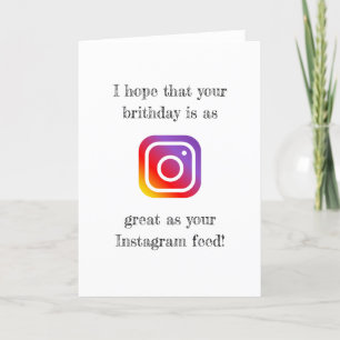 Carte Instagram social media heureux anniversaire