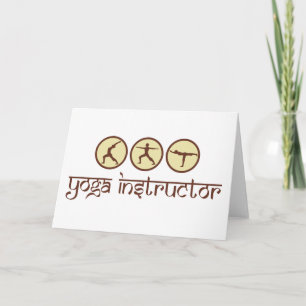 Carte Instructeur de yoga