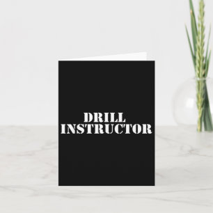 Carte Instructeur d'exercices militaires Chemise Boot Ca