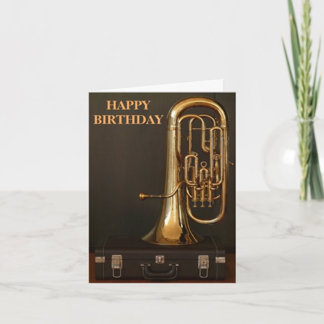 Carte Instrument de musique Euphonium laiton (Devant)