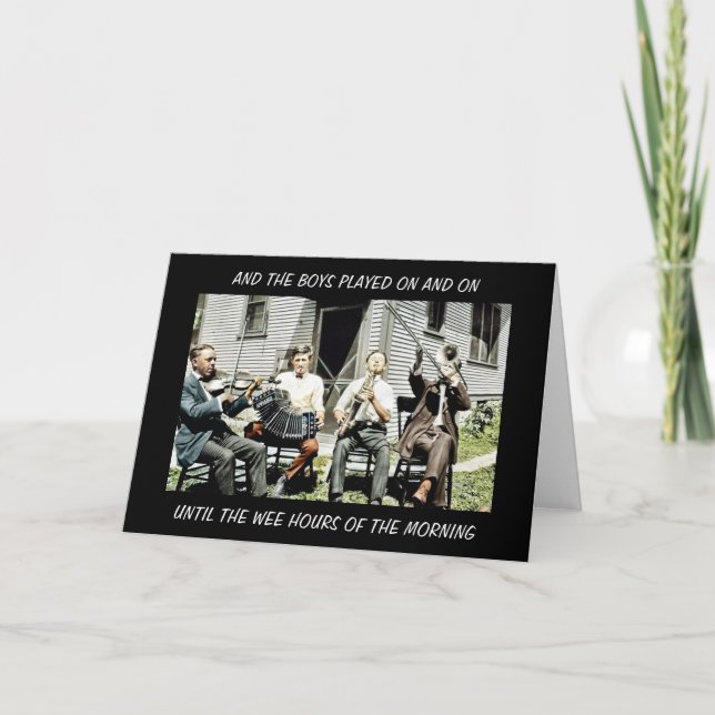 CARTE INSTRUMENTS MUSICAUX À BANDE DE 4 PIÈCES 1920 (Devant)