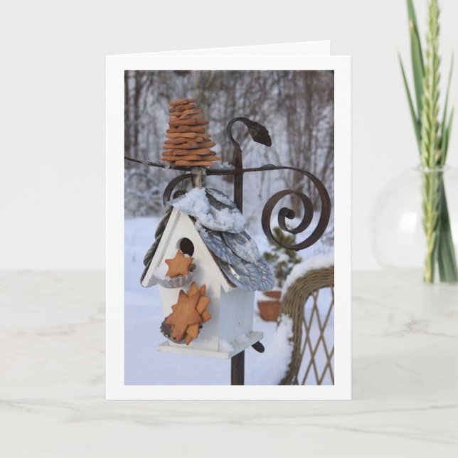 CARTE INTÉRIEUR COSY ET CHAUD POUR NOËL (Devant)