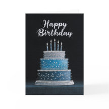 INTÉRIEUR VIDE : Design de gâteau d'anniversaire b