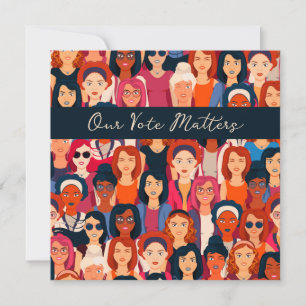 Carte intérieure vide pour les femmes habilitées