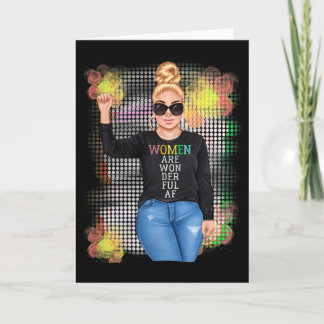 Carte International Women's Day Woman History Month Spri