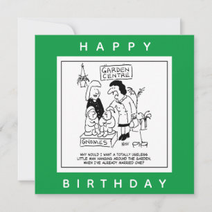 Carte Inutile Gnome dans le dessin du jardin