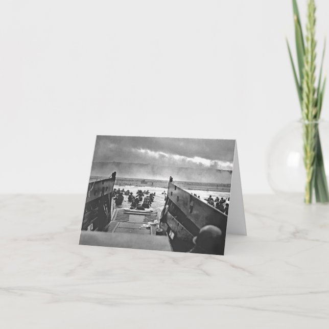 Carte Invasion de la Normandie au le jour J - 1944 (Devant)