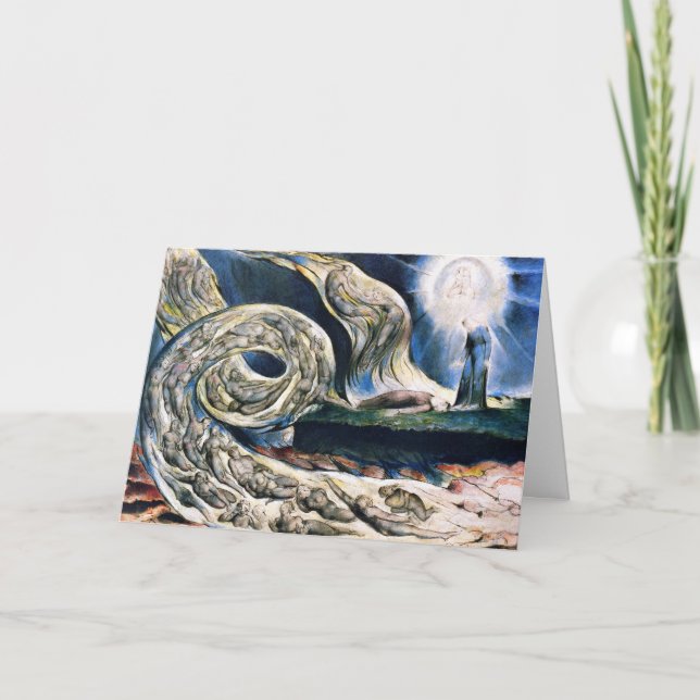 Carte / Invitation : "Whirlwind of Lovers by W. Bl (Devant)