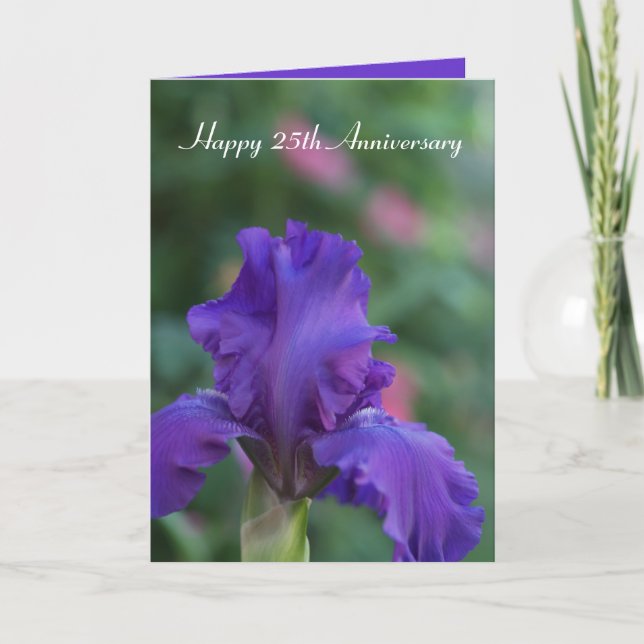 Carte Iris 25ème Anniversaire (Devant)