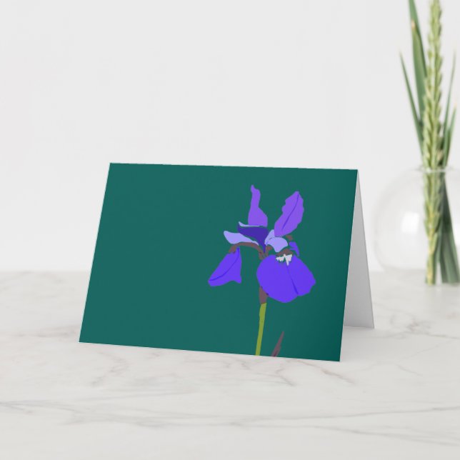 Carte Iris brillant (Devant)