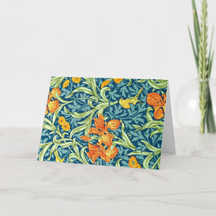 Carte Iris, design populaire de William Morris,