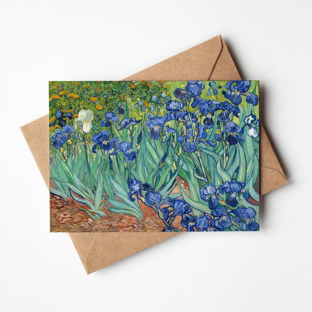 Carte Irises | Vincent van Gogh (Créateur téléchargé)