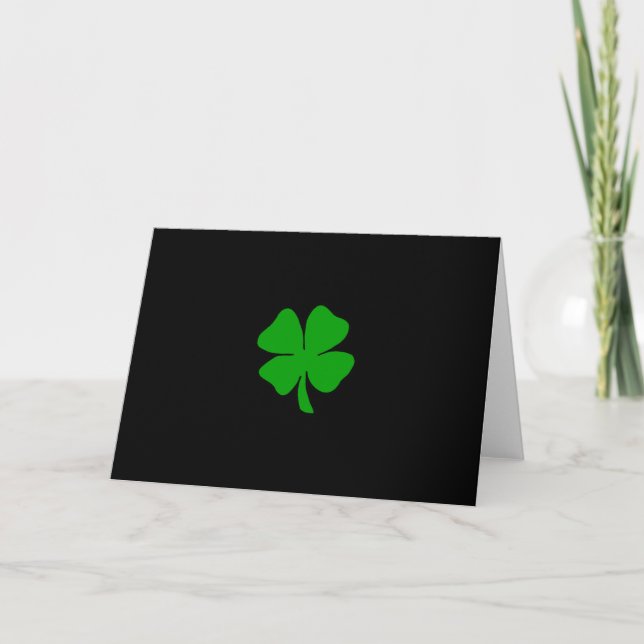 Carte Irish Shamrock (Devant)