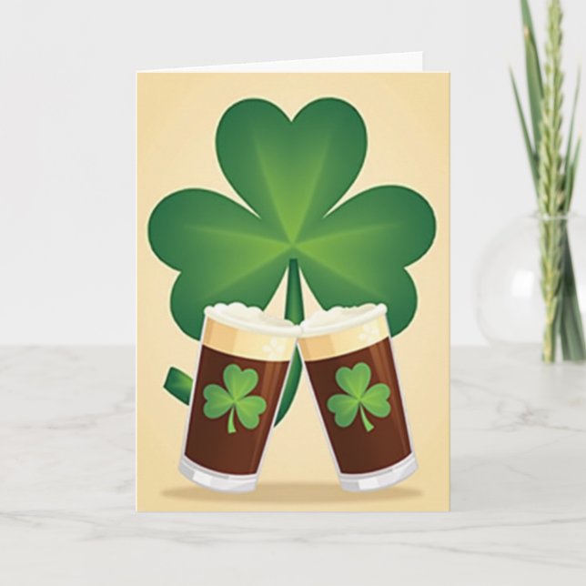 Carte Irish Stout Cheers Card (Devant)
