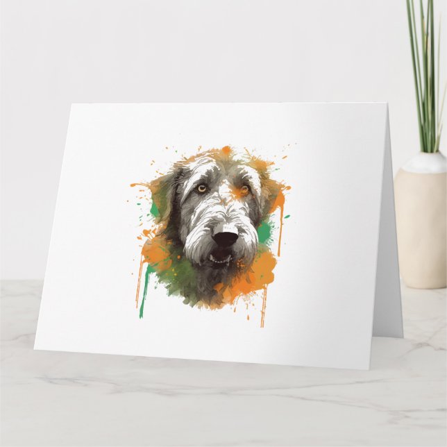 Carte Irish Wolfhound (Devant)