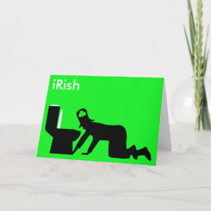 Carte Irlandais drôle