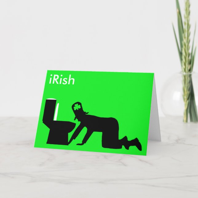 Carte Irlandais drôle (Devant)