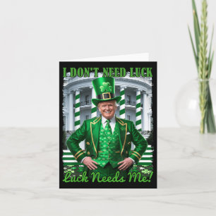 Carte Irlandais Drôle Trump Jour de la Saint Patrick La