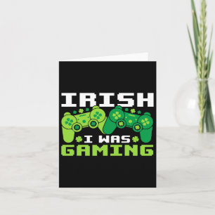 Carte Irlandais Je Jouais Drôle Jour de la Saint Patrick
