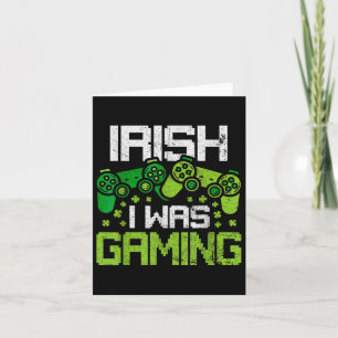 Carte Irlandais Je Jouais Drôle Jour de la Saint Patrick