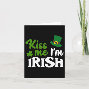 Carte Irlandais Kiss Me Im Jour de la Saint Patrick Irla